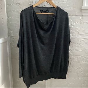 All Saints cowl neck knit sweater